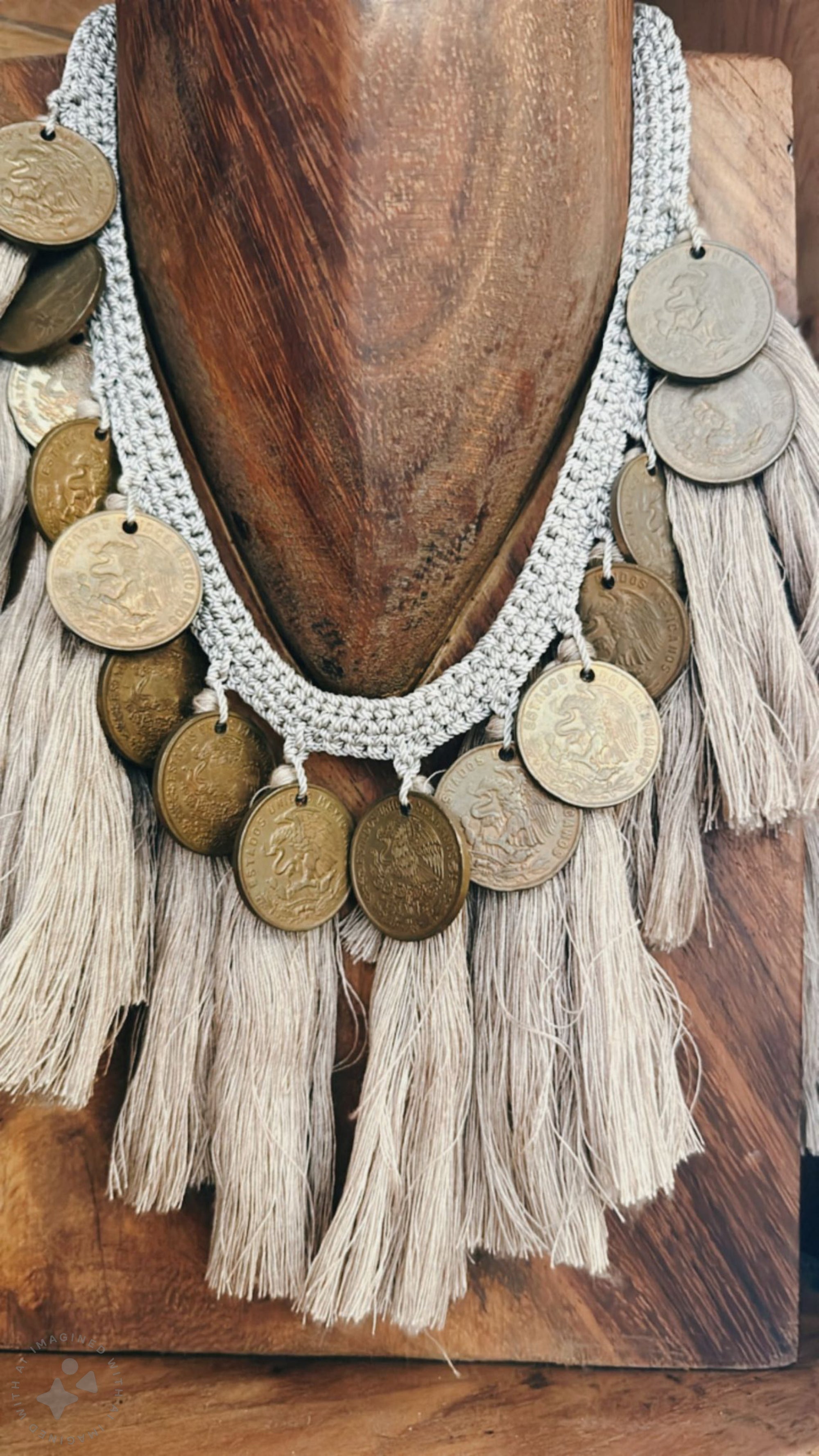 Daniela Bustos Maya, coin necklace, handmade necklace, coin jewelry, tulum jewelry, tulum style, tulum outfit, tulum vibes outfit, tulum clothing, tulum dress, gold coins necklace