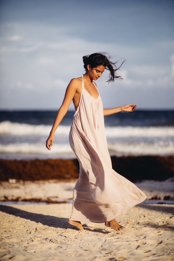 Accessorizing the Halter Beach Dress