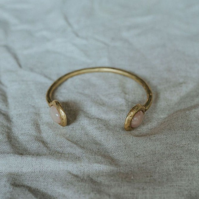 Two Stone- moonstone bracelet