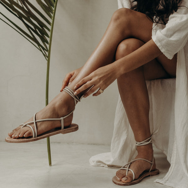 GUESS Gingy Gladiator Flat Sandals, $89 | Macy's | Lookastic