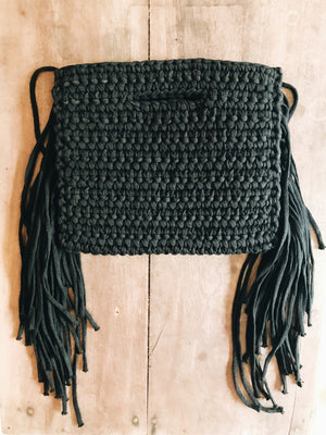 Side Fringed Clutch Bag