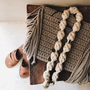 Side Fringed Clutch Bag